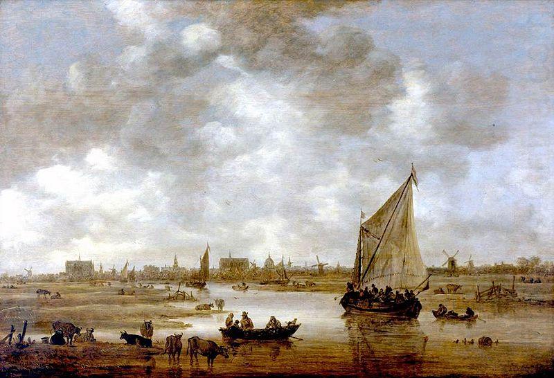 Jan van  Goyen View of Leiden from the Northeast china oil painting image